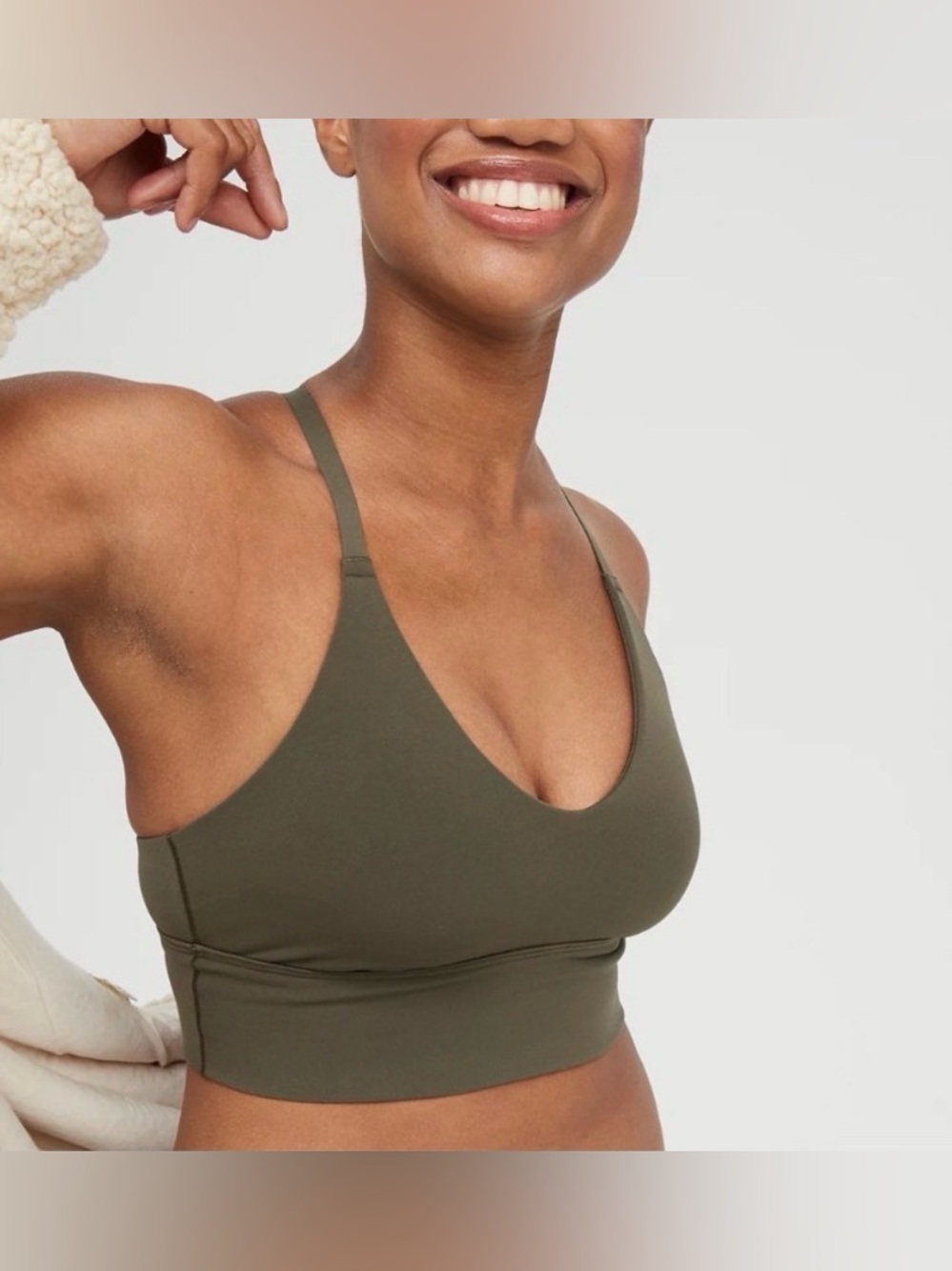 OFFLINE By Aerie Real Me Strappy Back Sports Bra Size L/G